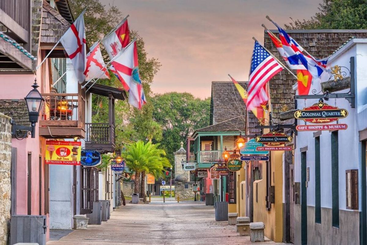 historic downtown St. Augustine